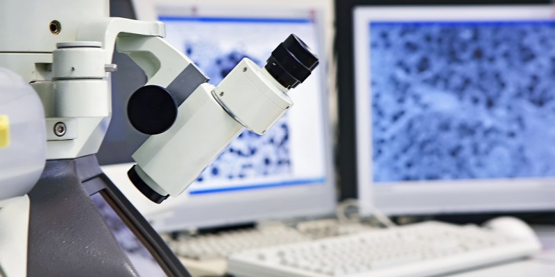 Per Mikroskop werden die Pockenviren nachgewiesen